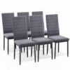 Bealife 6 Chaises Salle à Manger Velours Bealife 6 Chaises Salle à Manger Velours