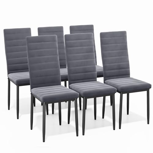 Bealife 6 Chaises Salle à Manger Velours Bealife 6 Chaises Salle à Manger Velours