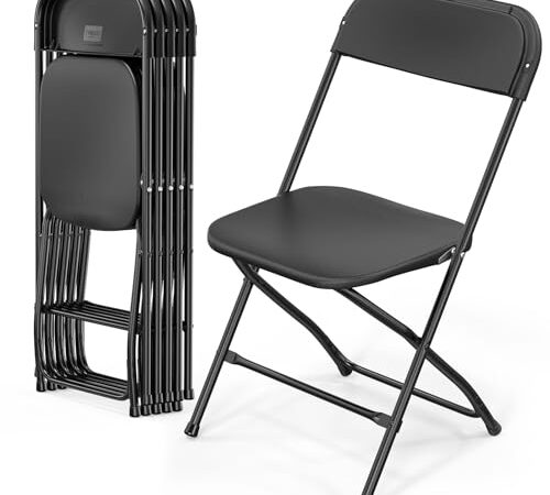 Bonnlo Set de 6 Chaises de Jardin