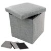 Boîte de Rangement Ottomane Pliable Boîte de Rangement Ottomane Pliable