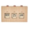 Calendrier Flip Flap en Bois Brut Calendrier Flip Flap en Bois Brut