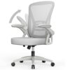 Chaise de Bureau Ergonomique Réglable en Gris Chaise de Bureau Ergonomique Réglable en Gris