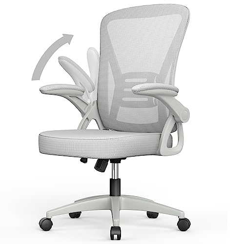 Chaise de Bureau Ergonomique Réglable en Gris Chaise de Bureau Ergonomique Réglable en Gris