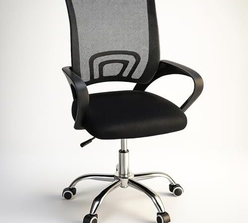 Chaise de bureau ergonomique réglable et confortable