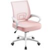 Chaise de Bureau Ergonomique Rose