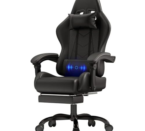 Chaise de gaming ergonomique avec massage Chaise de gaming ergonomique avec massage