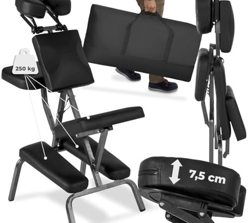 Chaise de Massage Ergonomique Pliable Chaise de Massage Ergonomique Pliable