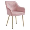 Chaise de Salle à Manger en Velours