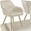 Chaise de Salle à Manger moderne en Velours Chaise de Salle à Manger moderne en Velours