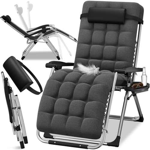 Chaise longue pliante ELONEO avec coussin Chaise longue pliante ELONEO avec coussin