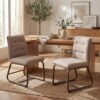 Chaise Moderne en Lin Lot de 2 Chaise Moderne en Lin Lot de 2