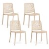 Chaises de Jardin Empilables en Polypropylène