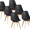 Chaises de Salle à Manger Scandinaves - Lot de 6 Chaises de Salle à Manger Scandinaves - Lot de 6