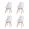 Chaises Scandinaves Baroni Home - 4 pièces Chaises Scandinaves Baroni Home - 4 pièces