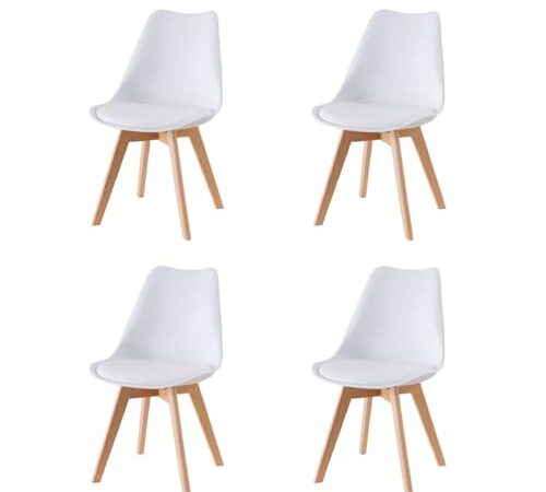Chaises Scandinaves Baroni Home - 4 pièces