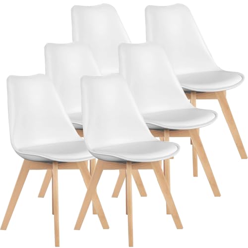 Chaises Scandinaves CEYIRO, Lot de 6 Chaises Scandinaves CEYIRO, Lot de 6