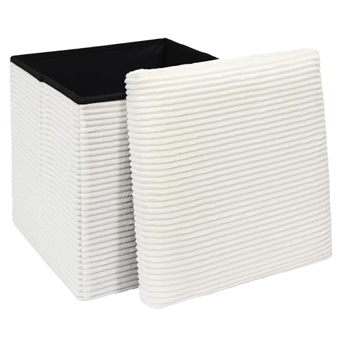 Coffre Pouf Pliable Scott Beige
