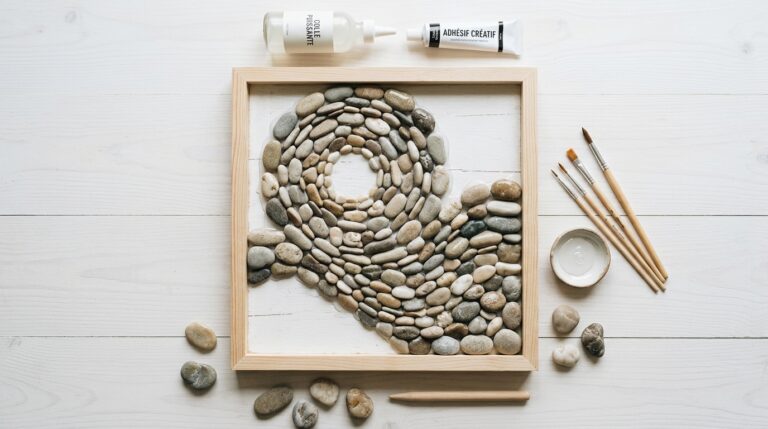 Comment faire un tableau avec des galets ? Faire un tableau avec des galets pour améliorer sa déco