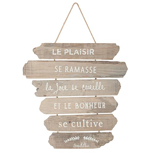 Déco Murale Suspendue Atmosphera en Bois Déco Murale Suspendue Atmosphera en Bois