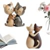 Décoration de Bureau Chat en Bois 2D Décoration de Bureau Chat en Bois 2D