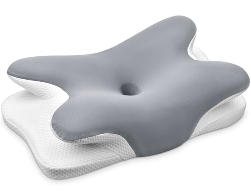 Ehomfory Oreiller Ergonomique Cervical 2 en 1