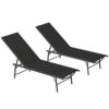 Ensemble de 2 Chaises Longues Pliantes Ensemble de 2 Chaises Longues Pliantes