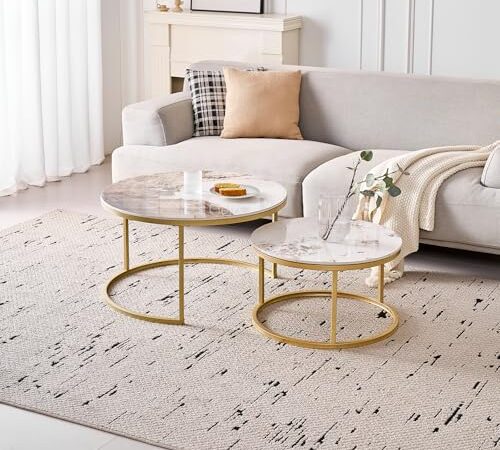 Ensemble de 2 Tables Basses Modernes Ensemble de 2 Tables Basses Modernes