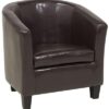 Fauteuil Club Cabriolet en Cuir PU