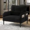 Fauteuil Confortable en Velours Corduroy Fauteuil Confortable en Velours Corduroy