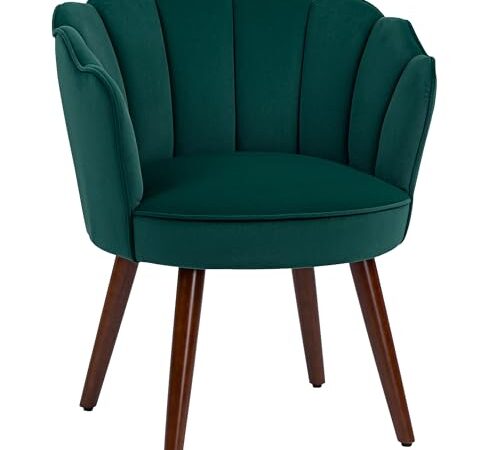 Fauteuil Coquillage Velours Élégant Fauteuil Coquillage Velours Élégant