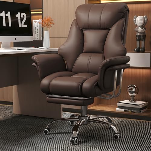 Fauteuil de Bureau Grand Format en Cuir