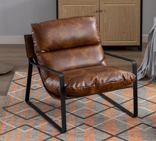 Fauteuil de Loisirs en Cuir PU Modern