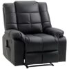 Fauteuil de Massage HOMCOM Noir Relaxation Fauteuil de Massage HOMCOM Noir Relaxation