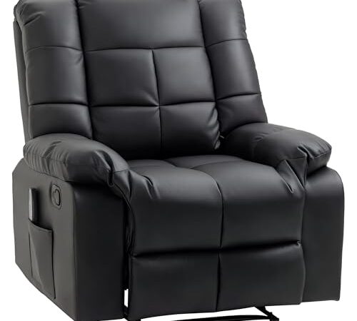 Fauteuil de Massage HOMCOM Noir Relaxation Fauteuil de Massage HOMCOM Noir Relaxation