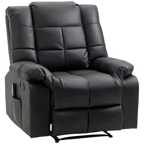 Fauteuil de Massage HOMCOM Noir Relaxation Fauteuil de Massage HOMCOM Noir Relaxation