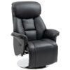 Fauteuil de Relaxation HOMCOM Noir Inclinable