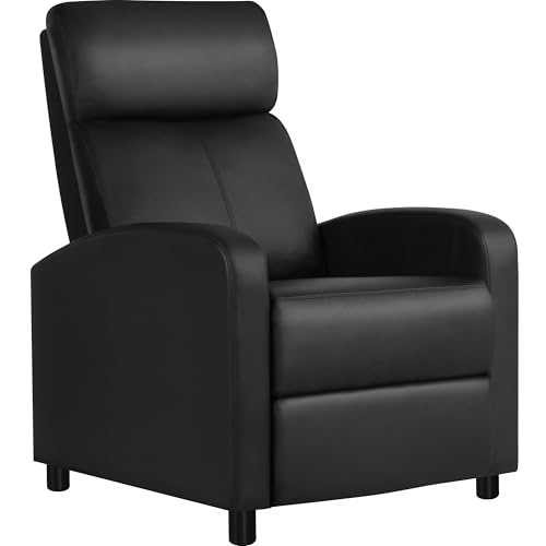 Fauteuil de Relaxation Yaheetech Noir Fauteuil de Relaxation Yaheetech Noir