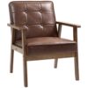 Fauteuil de Salon en Cuir Synthétique Fauteuil de Salon en Cuir Synthétique