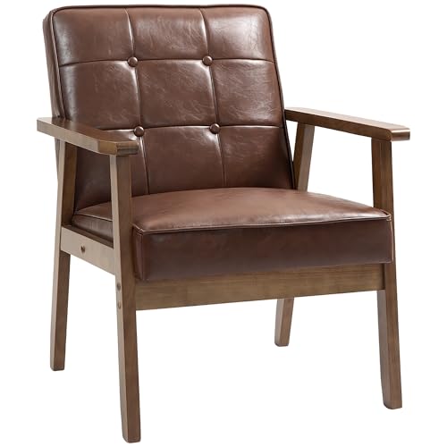 Fauteuil de Salon en Cuir Synthétique Fauteuil de Salon en Cuir Synthétique