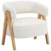 Fauteuil de Salon en Tissu Bouclette Fauteuil de Salon en Tissu Bouclette