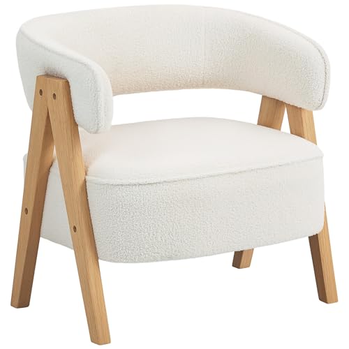 Fauteuil de Salon en Tissu Bouclette Fauteuil de Salon en Tissu Bouclette