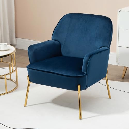 Fauteuil de Salon en Velours Confortable Fauteuil de Salon en Velours Confortable