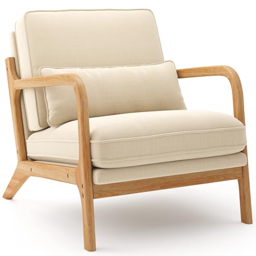 Fauteuil de Salon Ergonomique en Bois