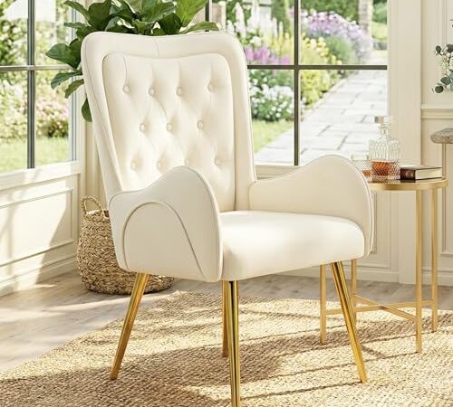 Fauteuil Design Scandinave Luxe Beige Confortable