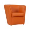 Fauteuil Eco-Cuir Valentina - Orange Fauteuil Eco-Cuir Valentina - Orange