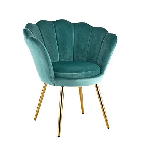 Fauteuil en Velours Bleu Pétrole Élégant Fauteuil en Velours Bleu Pétrole Élégant