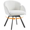 Fauteuil en Velours Chenille Pivotant Fauteuil en Velours Chenille Pivotant