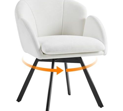 Fauteuil en Velours Chenille Pivotant Fauteuil en Velours Chenille Pivotant