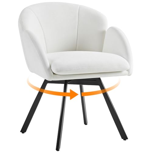 Fauteuil en Velours Chenille Pivotant Fauteuil en Velours Chenille Pivotant