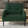 Fauteuil en Velours Côtelé Moderne et Confortable Fauteuil en Velours Côtelé Moderne et Confortable
